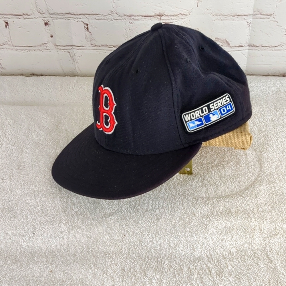Boston Red Sox BB Cap World Series 2004 MLB Authentic Sz 7 7/8